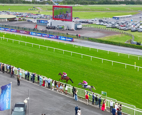 Views of the racecourse